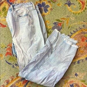 Tgla Light Blue Frayed Hem Women's Jeans size: 30